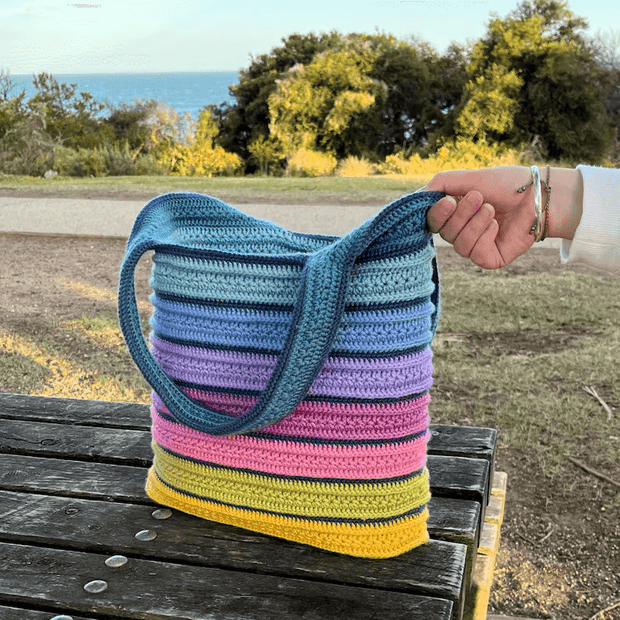 Twisted Threads Tote Bag Crochet Pattern