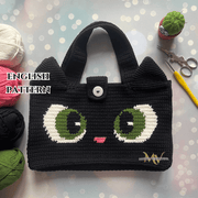Cat eyes bag crochet Pattern