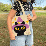 Black Cat hat bag Crochet Bag Pattern