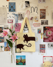 Kitty Cat Tote Bag Crochet Pattern