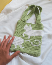 Kitty Cat Tote Bag Crochet Pattern