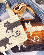 Kitty Cat Tote Bag Crochet Pattern