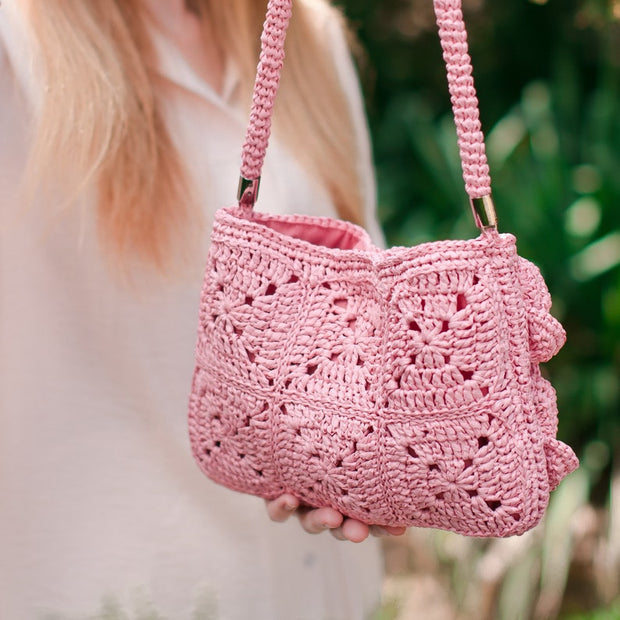 Dreamweaver Crochet Bag flower Pattern
