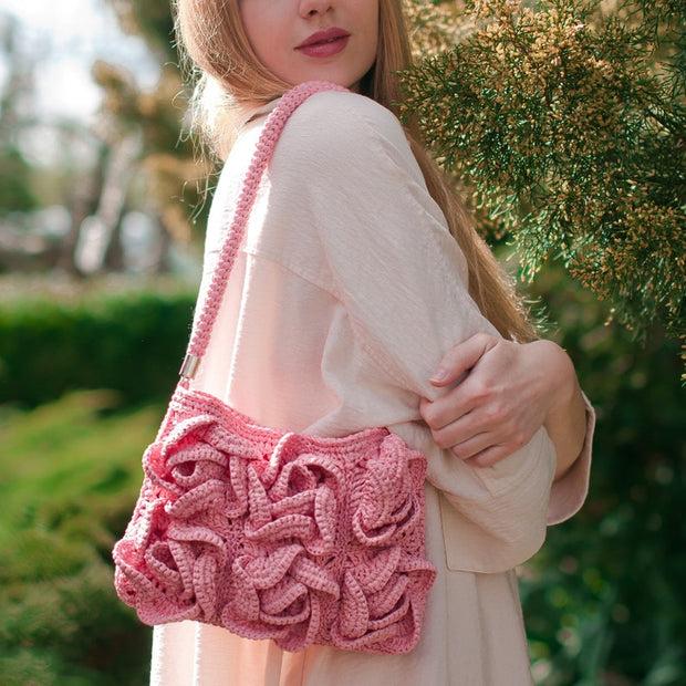 Dreamweaver Crochet Bag flower Pattern