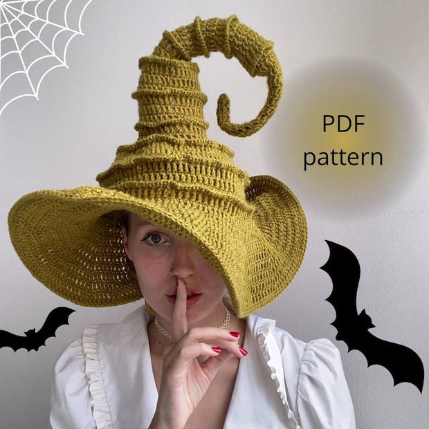 Wizard hat halloween crochet pattern