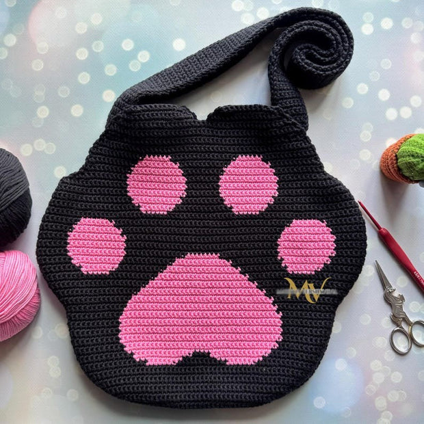 Paw Bag Crochet Pattern