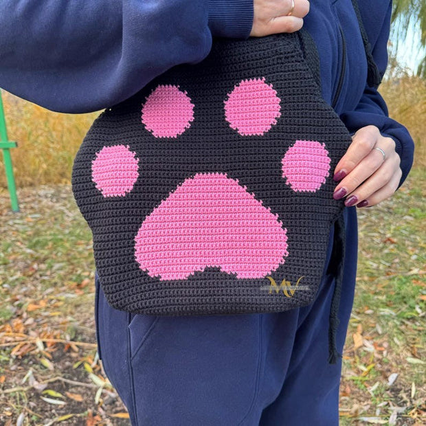 Paw Bag Crochet Pattern
