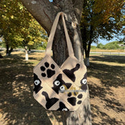 Cute Cat Paw Crochet Bag pattern