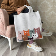 Cat Tote Bag Crochet Pattern