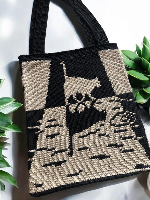Sunwoven cat bag Crochet Pattern