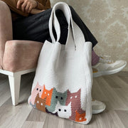 Cat Tote Bag Crochet Pattern