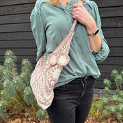 Granny Square Triangle Bag crochet pattern