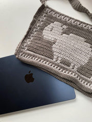 Sheep Shoulder Bag crochet pattern
