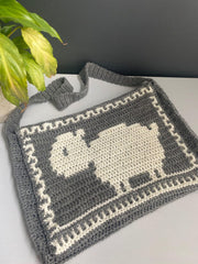 Sheep Shoulder Bag crochet pattern