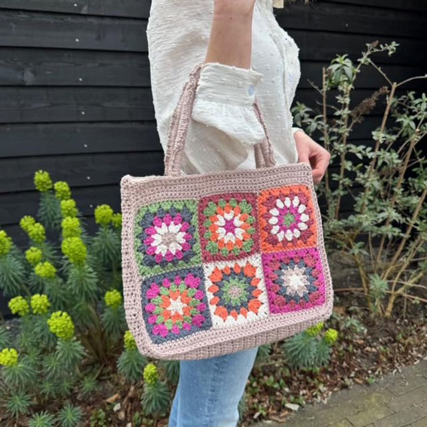 Haly Granny Square Bag crochet pattern