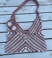 Granny Square Triangle Bag crochet pattern