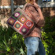 Haly Granny Square Bag crochet pattern
