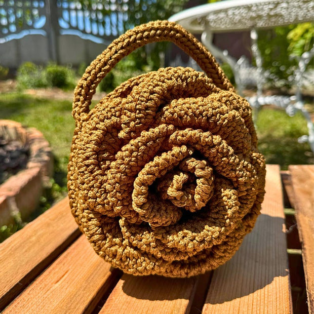 Rose Bloom bag crochet pattern