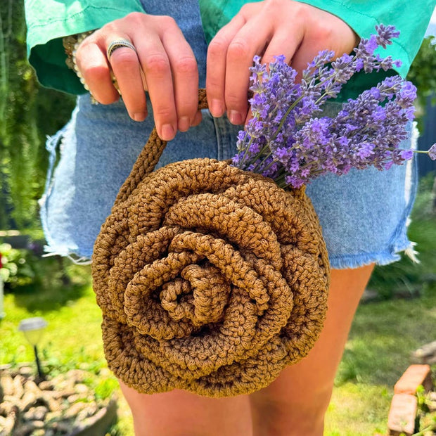 Rose Bloom bag crochet pattern