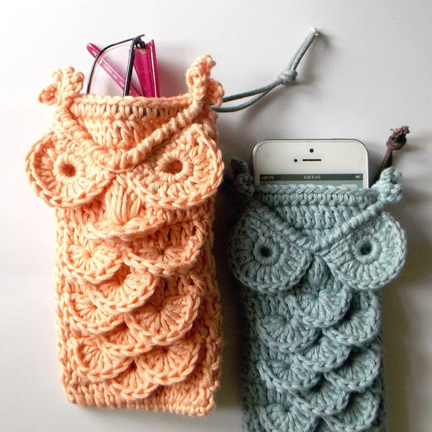Phone Owl  bag crochet pattern