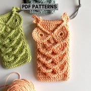 Phone Owl  bag crochet pattern
